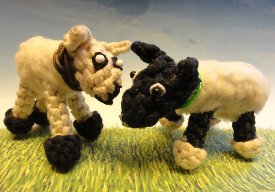 knotted animals sheep